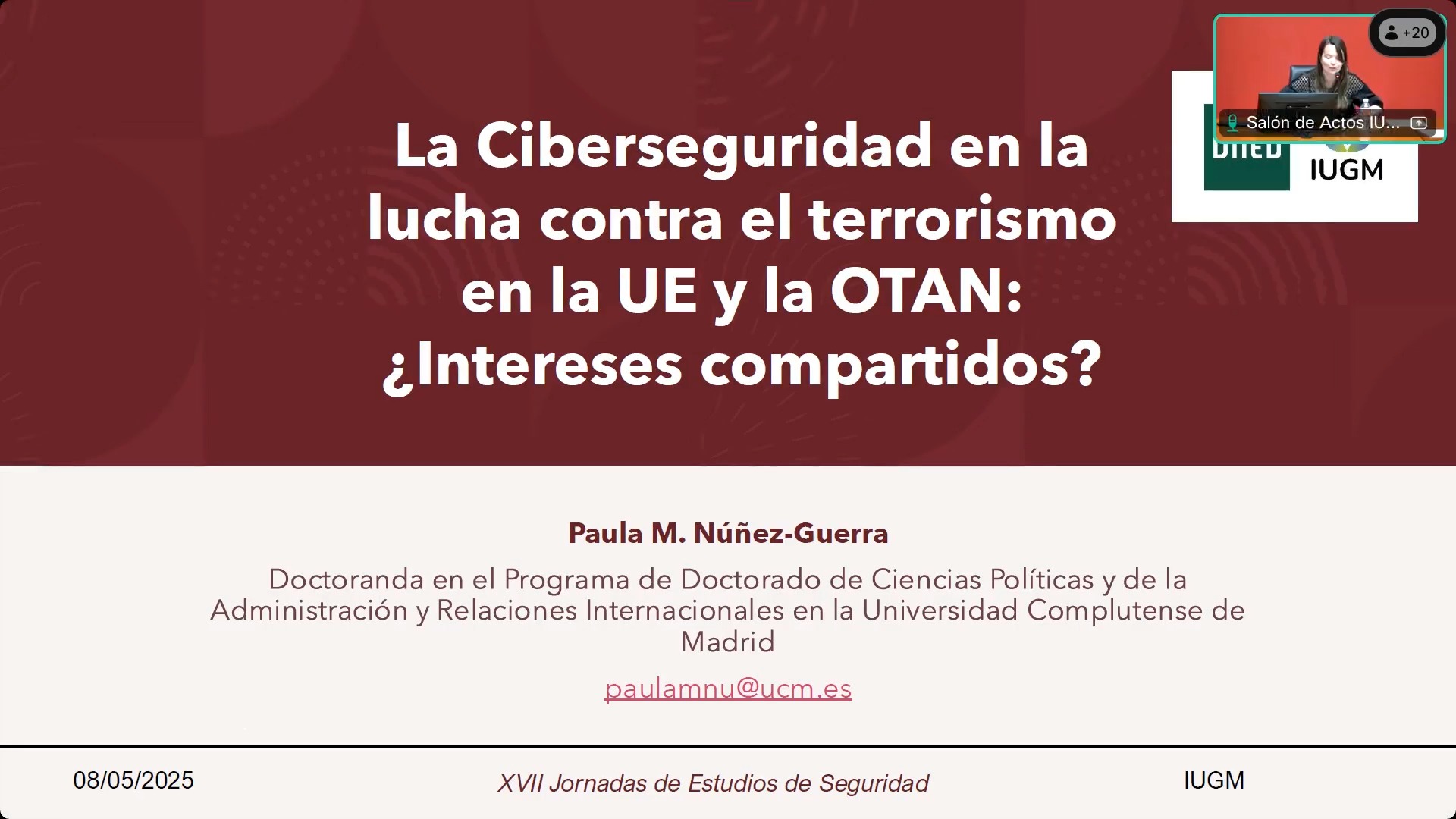 La Ciberseguridad en la Lucha contra el Ciberterrorismo en la UE y la OTAN: ¿Intereses Compartidos?