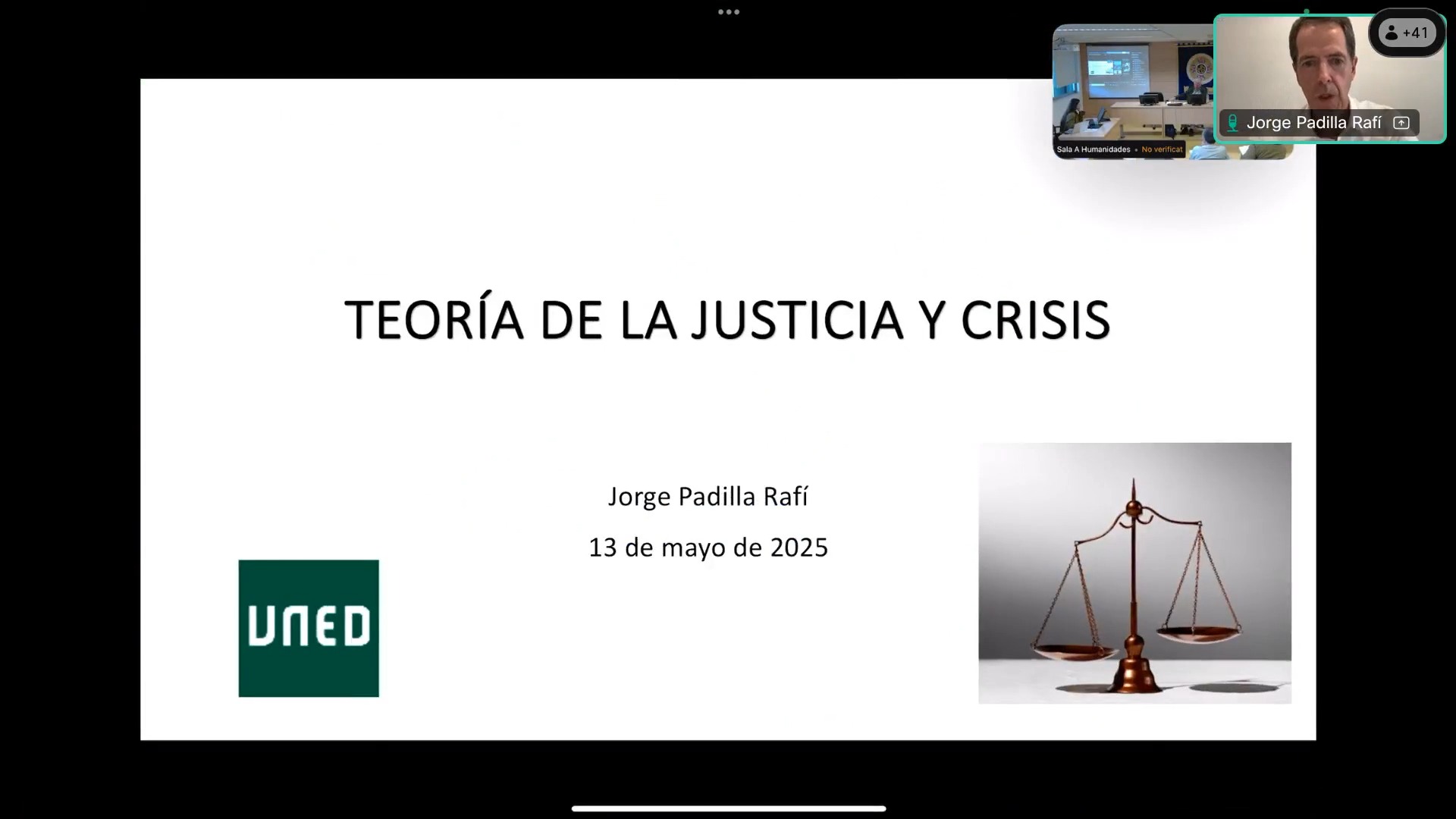 Teoría de la justicia y crisis