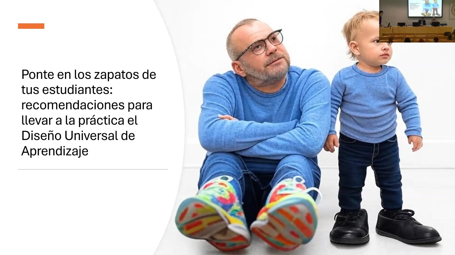 Conferencia: Ponte en los zapatos de tus estudiantes: recomendaciones para llevar a la práctica el Diseño Universal de Aprendizaje
