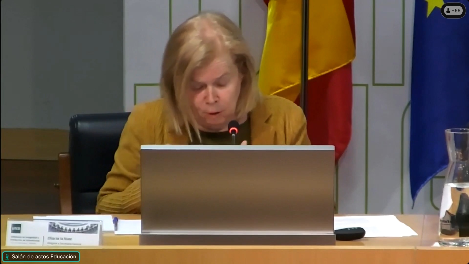 Intervención de Elisa de la Nuez Sánchez-Cascado