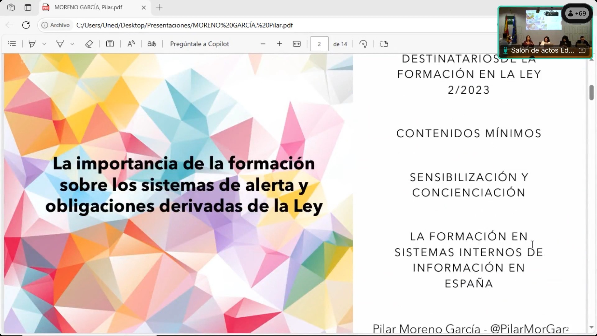 La importancia de la formación sobre los sistemas de alerta y obligaciones derivadas de la Ley