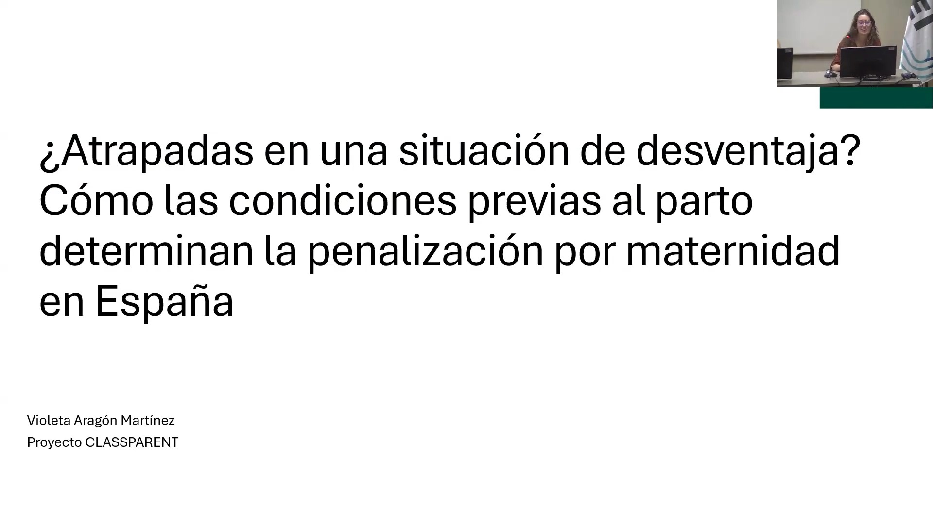 ¿Atrapadas en una situación de desventaja? Cómo las condiciones previas al parto determinan la penalización por maternidad en España