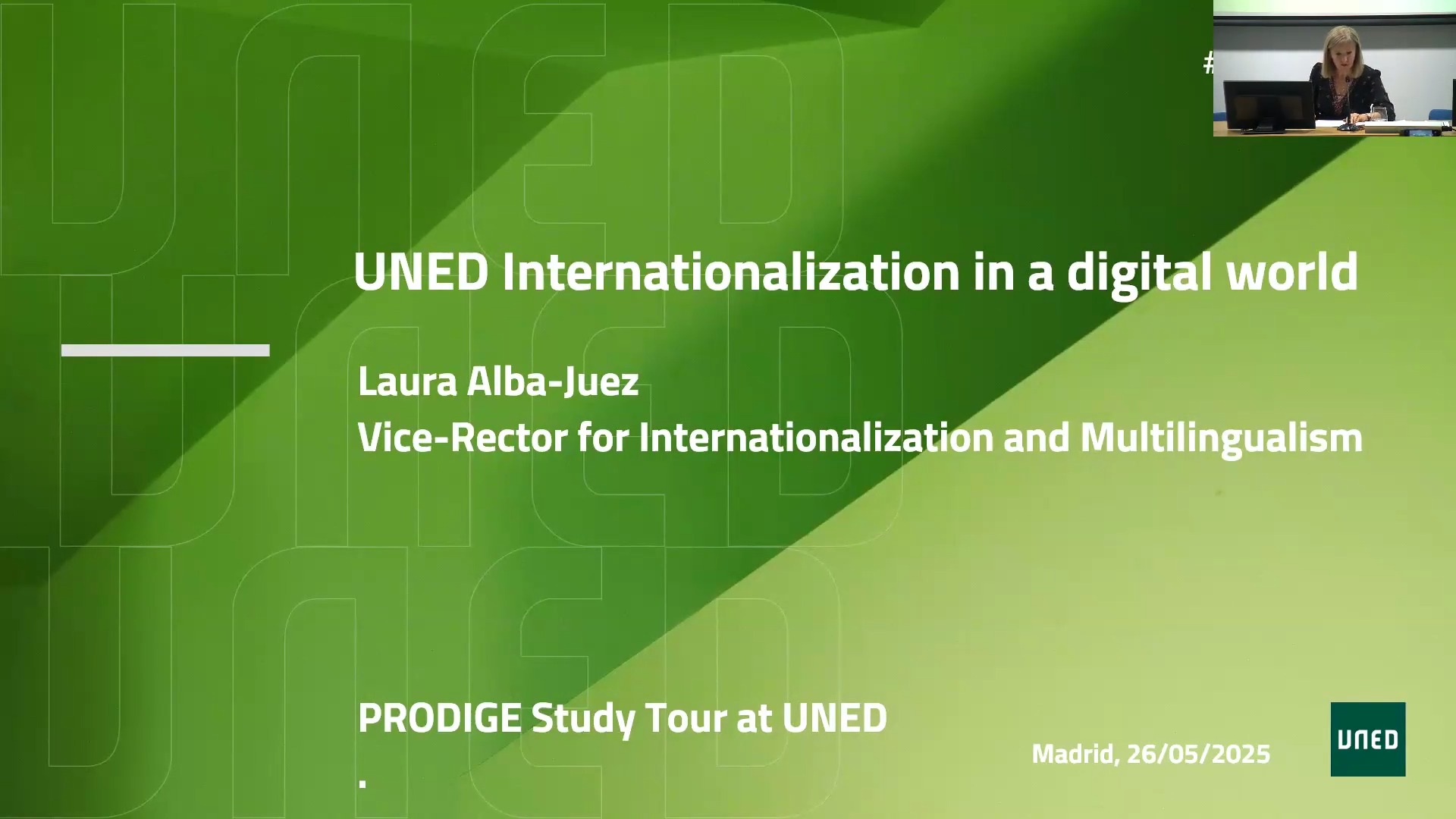 UNED internationalisation in a digital world. OpenEU