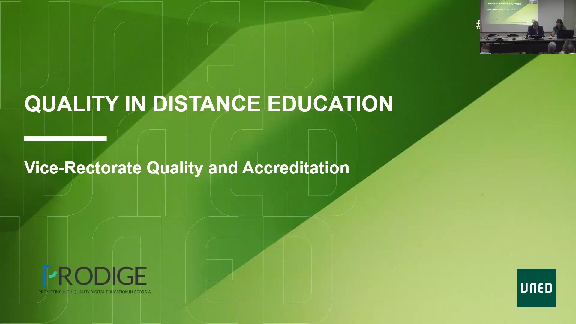 Quality in distance education