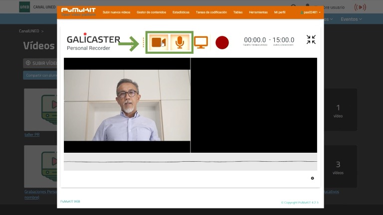2. Grabar con Personal Recorder