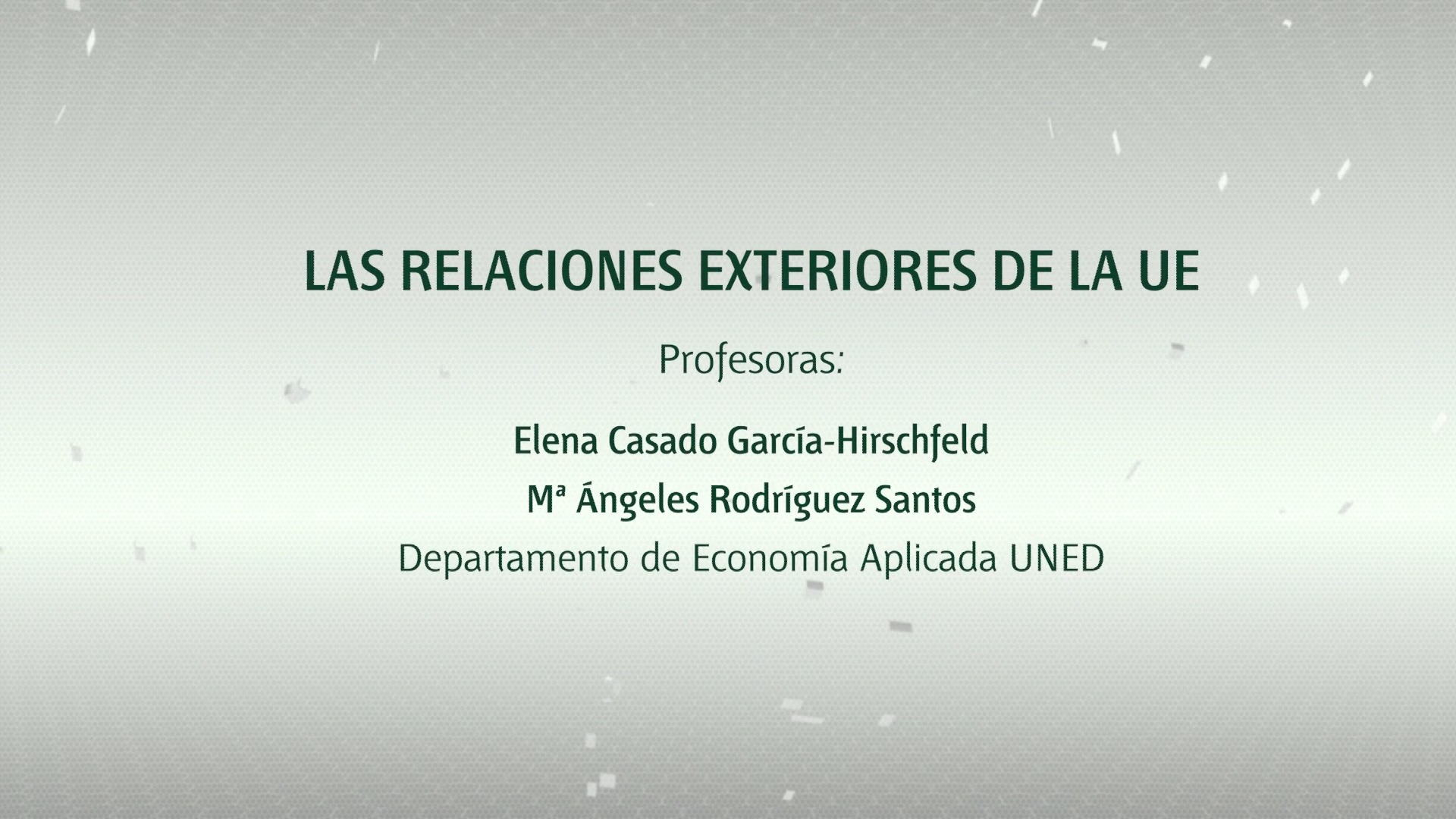 Las Relaciones Exteriores de la UE