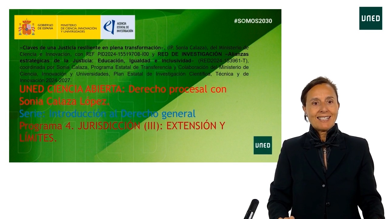 Programa 4. JURISDICCIÓN (III): EXTENSIÓN Y LÍMITES