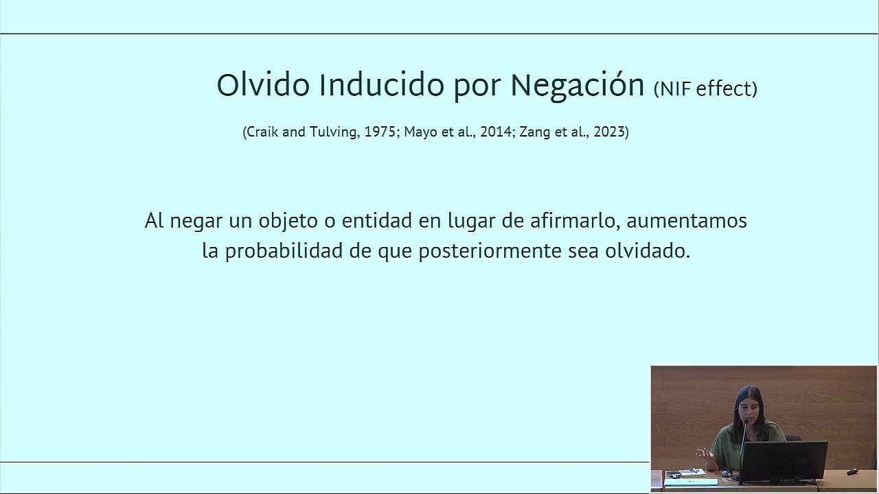 Explorando el Olvido Inducido por Negación en la memoria visual de objetos y caras