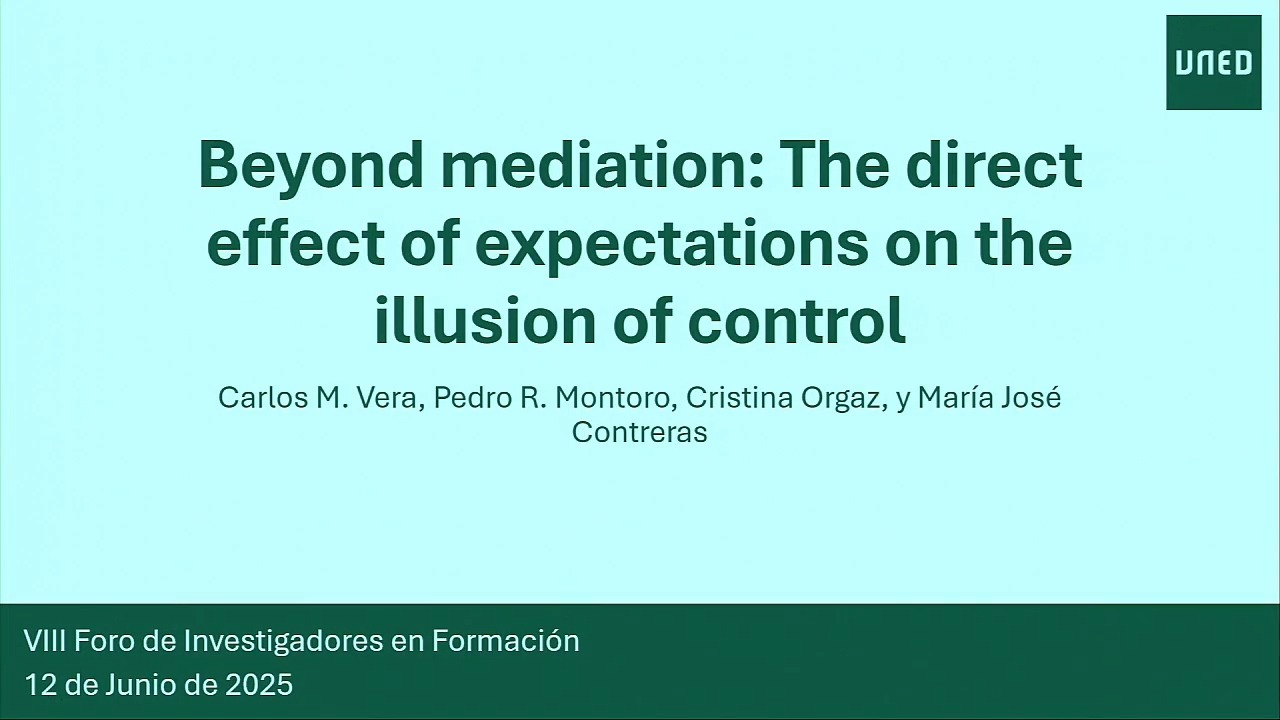Beyond mediation: The direct effect of expectations on the illusion of control