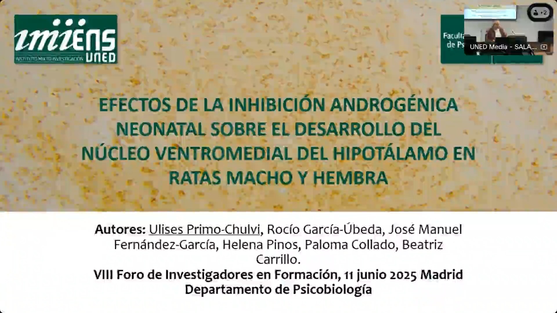 Efectos de la inhibición androgénica neonatal sobre el desarrollo del núcleo ventromedial del hipotálamo en ratas macho y hembra