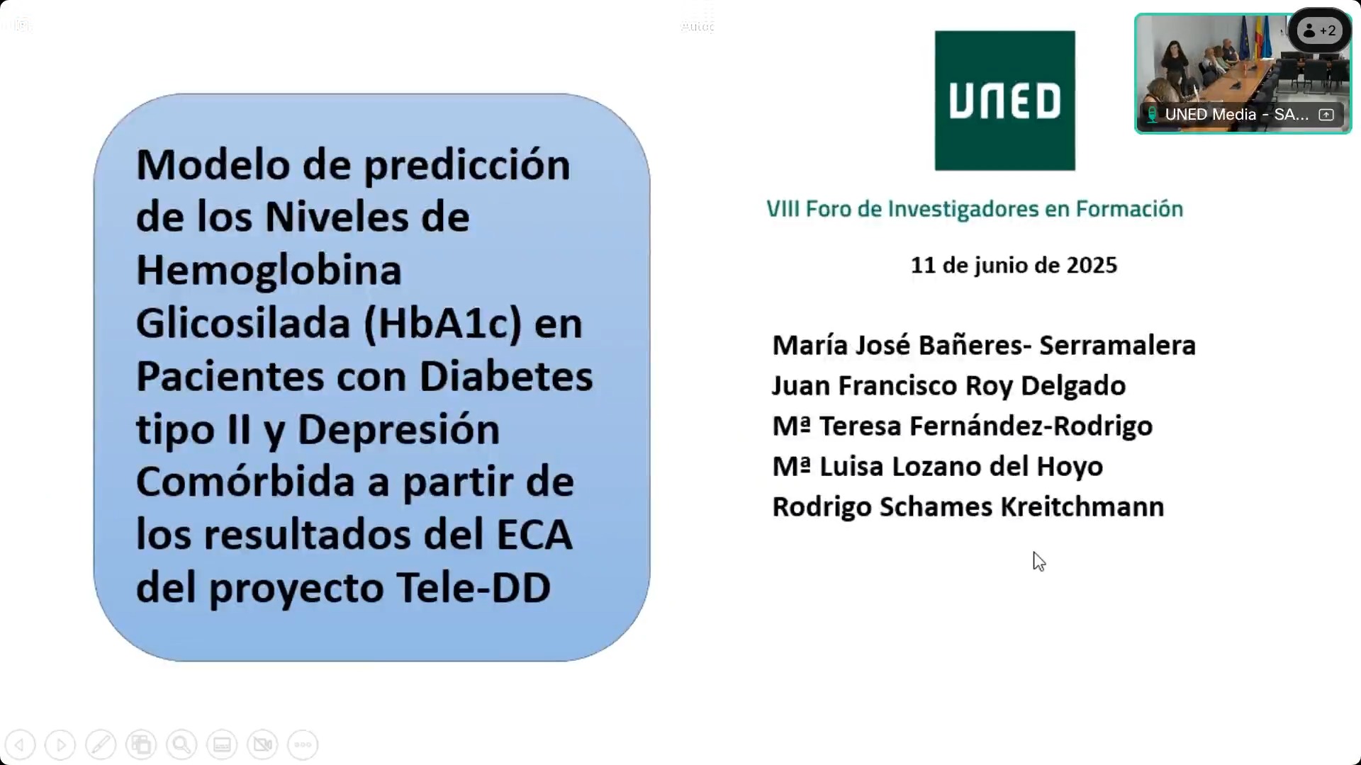 Modelo de Predicción de los Niveles de Hemoglobina Glicosilada (HbA1c) en Pacientes con Diabetes tipo II y Depresión Comórbida a partir de los resultados del Ensayo Controlado Aleatorizado (ECA) del Proyecto Tele-DD