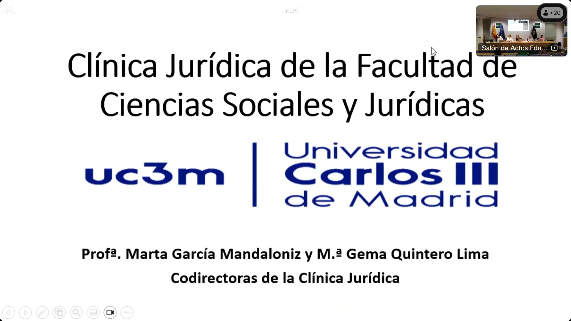 La Clínica Jurídica de la Facultad de Ciencias Sociales y Jurídicas de la Universidad Carlos III de Madrid