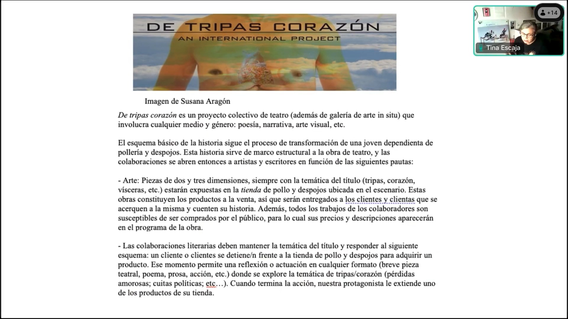 De tripas corazón. Teatro (en) IA y colectivo
