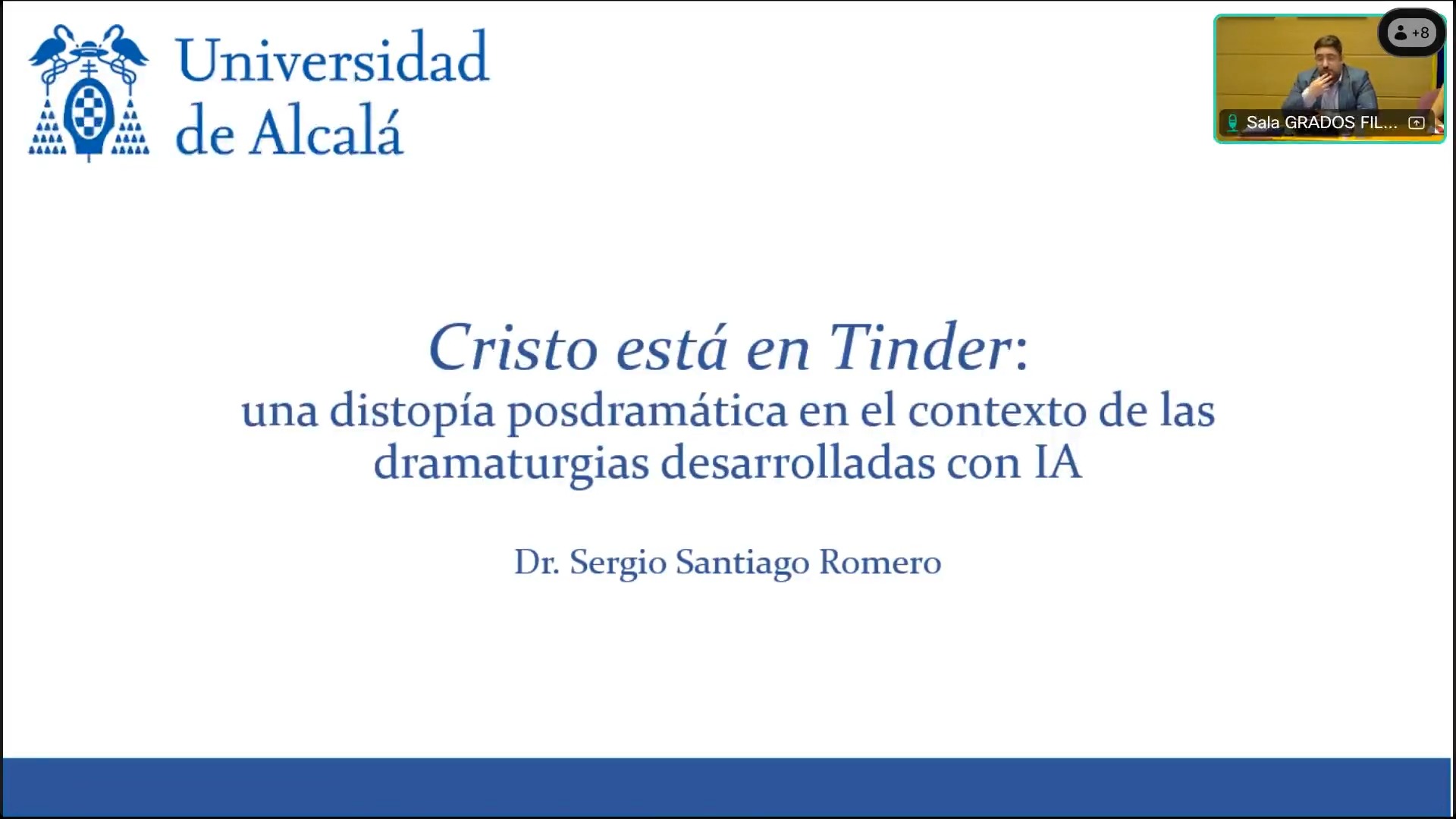 Cristo está en Tinder: una distopía  posdramática en el contexto de las dramaturgias desarrolladas con IA