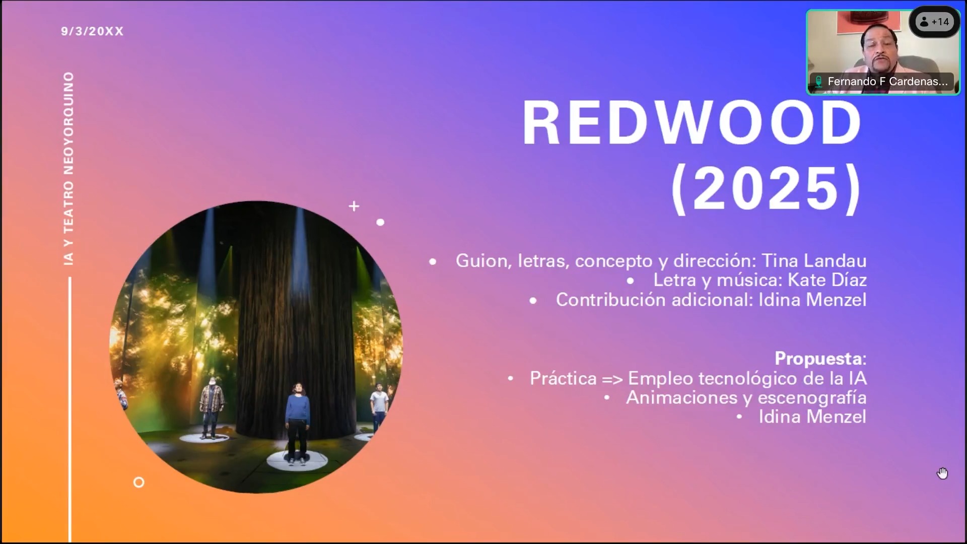 Teatralidades neoyorquinas y su acercamiento a la inteligencia artificial