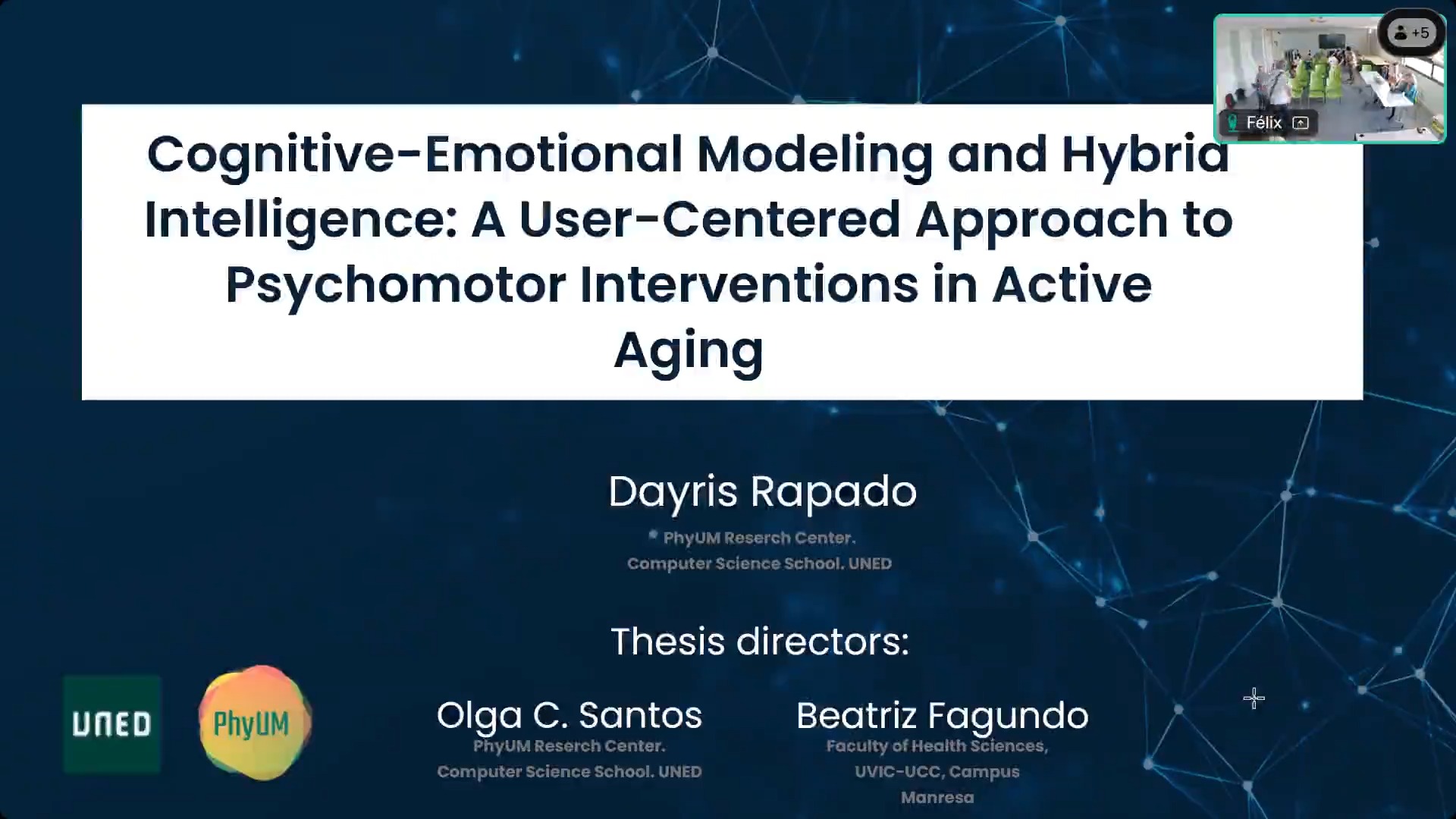Cognitive-Emotional Modeling and Hybrid Intelligence: A User- Centered Approach to Psychomotor interventions in Active Aging