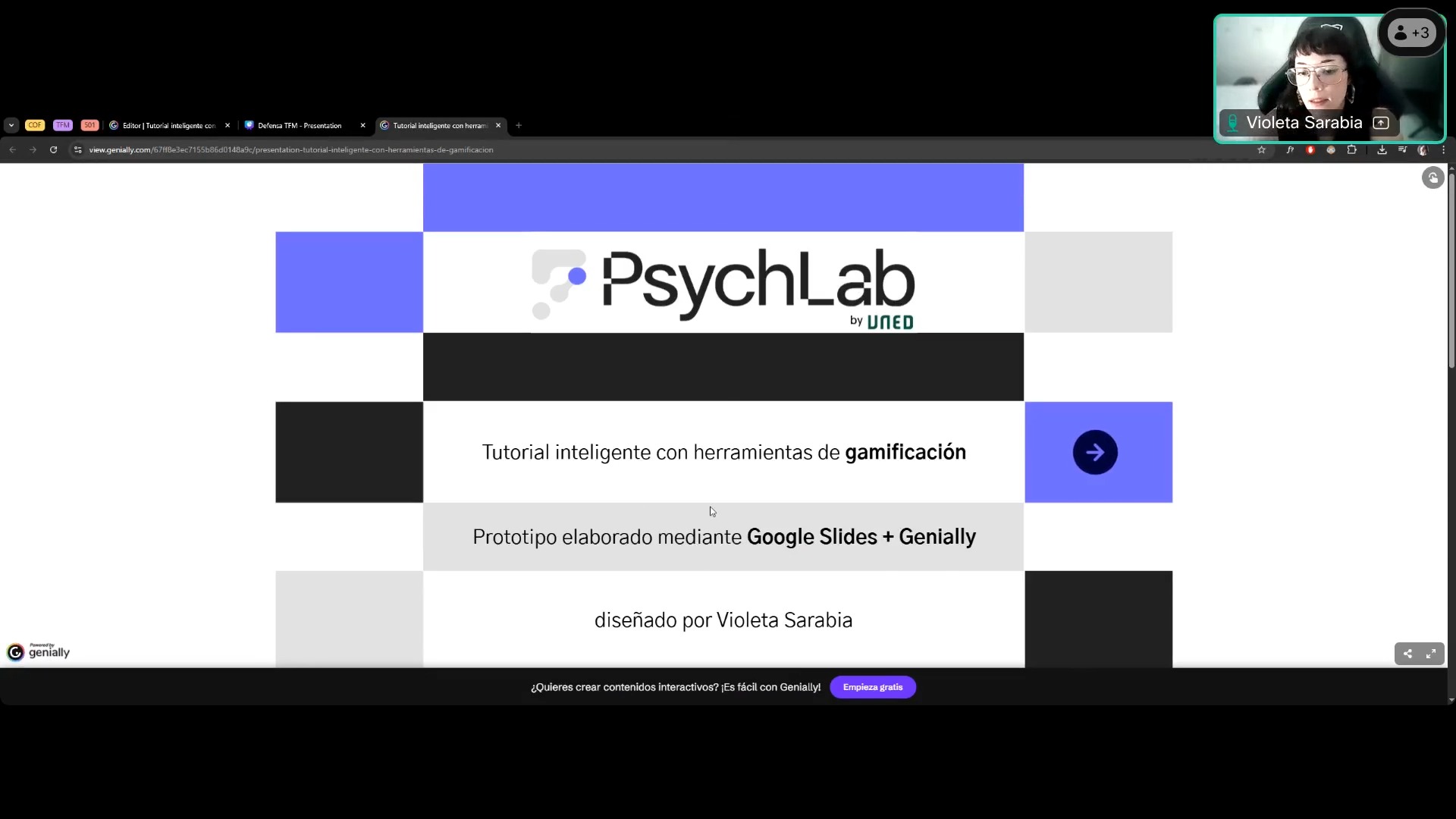 Gamificación de PsychLab para la formación de psicoterapeutas