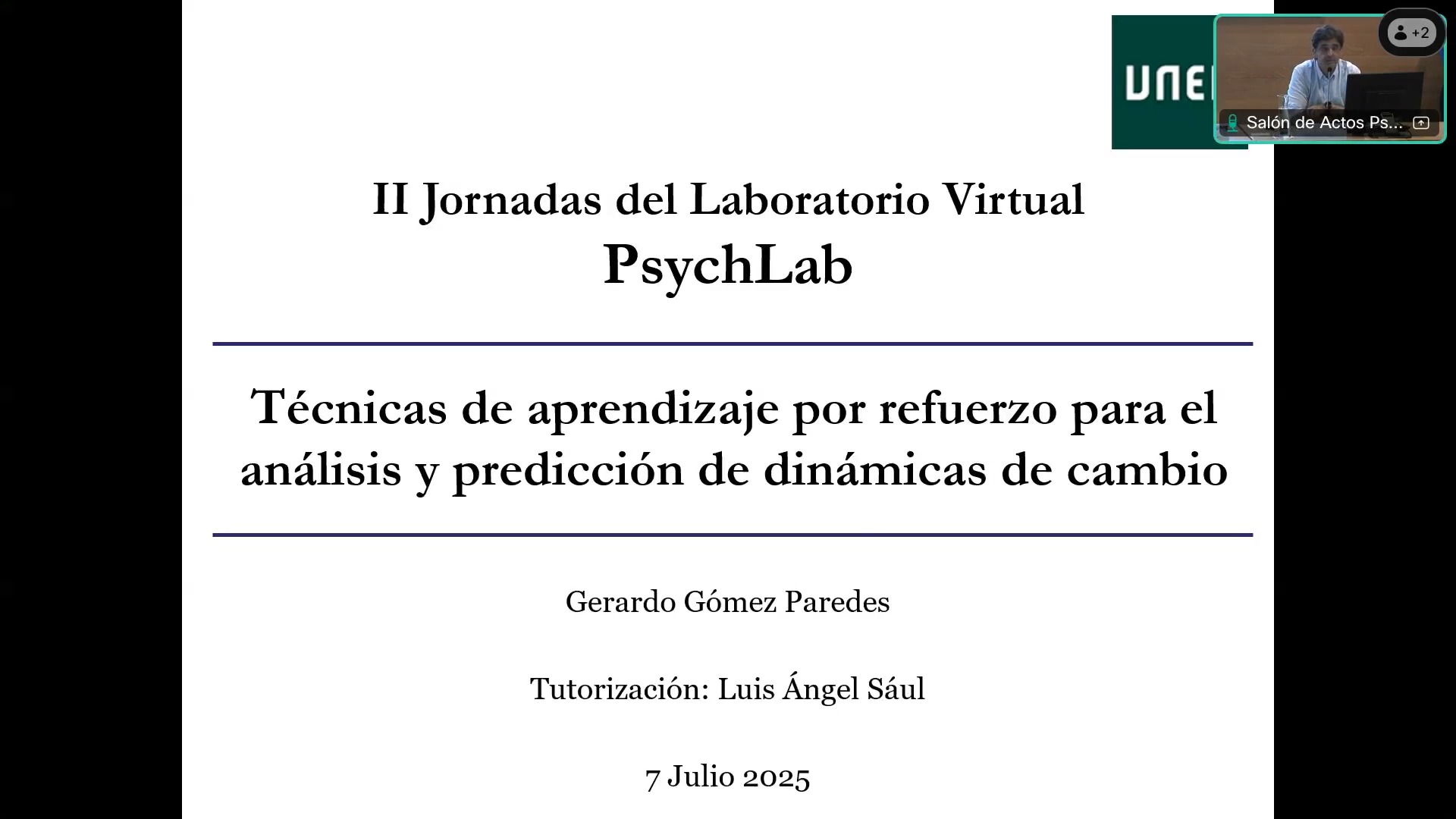Técnicas de aprendizaje por refuerzo para el análisis y predicción de dinámicas de cambio