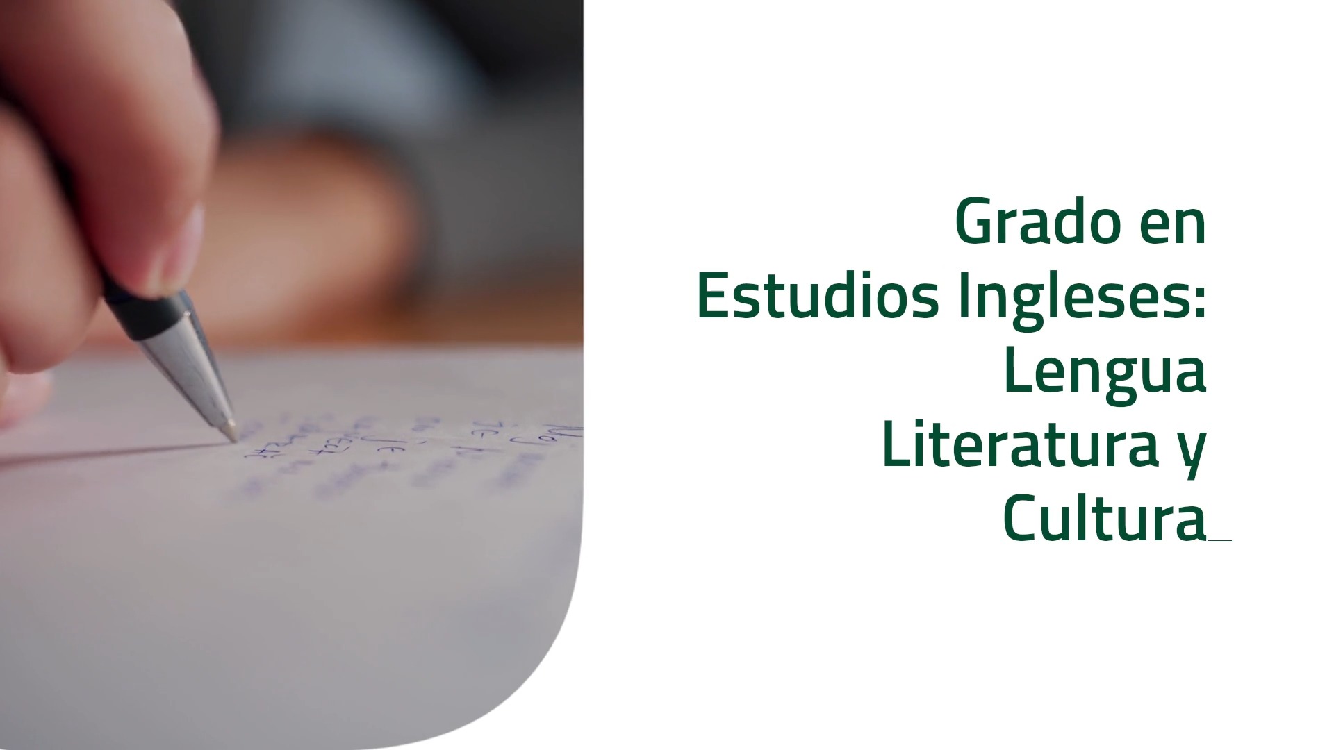 PROMO Grado en Estudios Ingleses