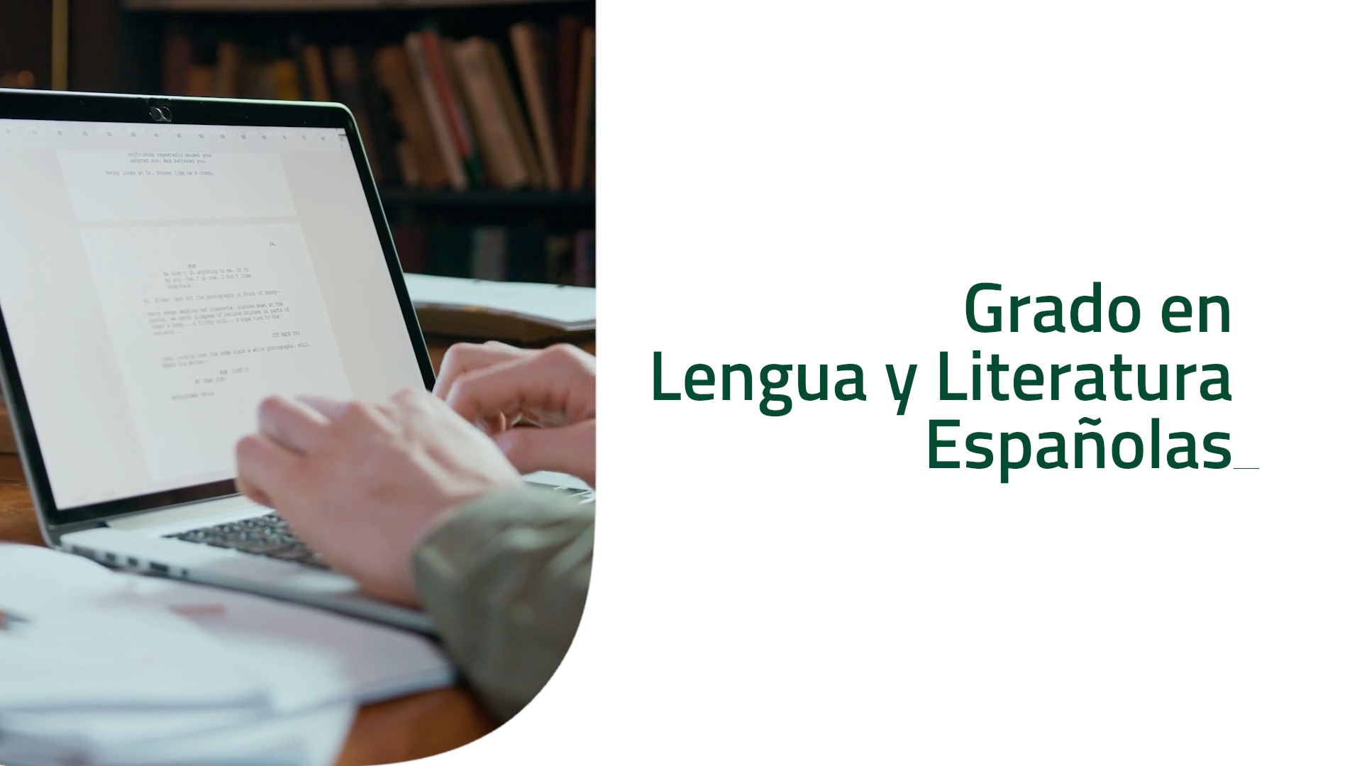 PROMO Grado en Lengua y Literatura Españolas