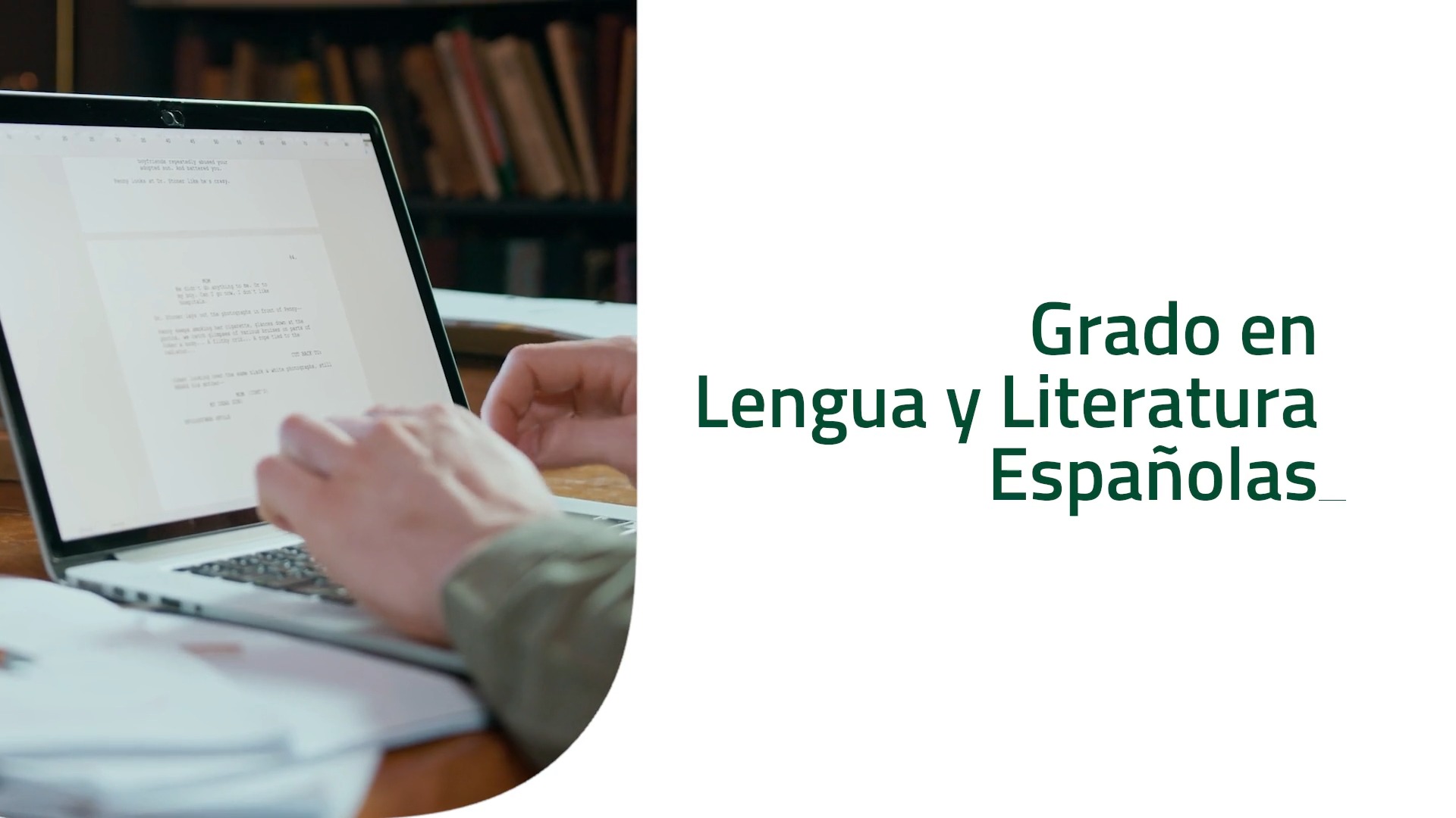PROMO Grado en Lengua y Literatura Españolas