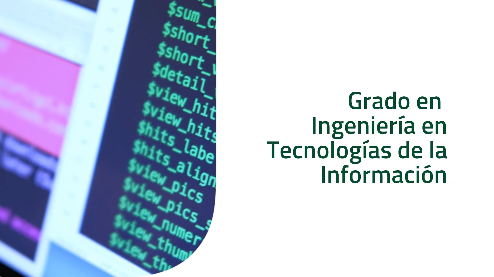PROMO Grado en Ingeniería en Tecnología de la Información