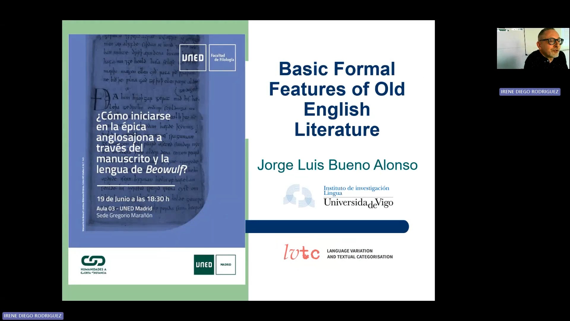 OE literature: formal features and metrics