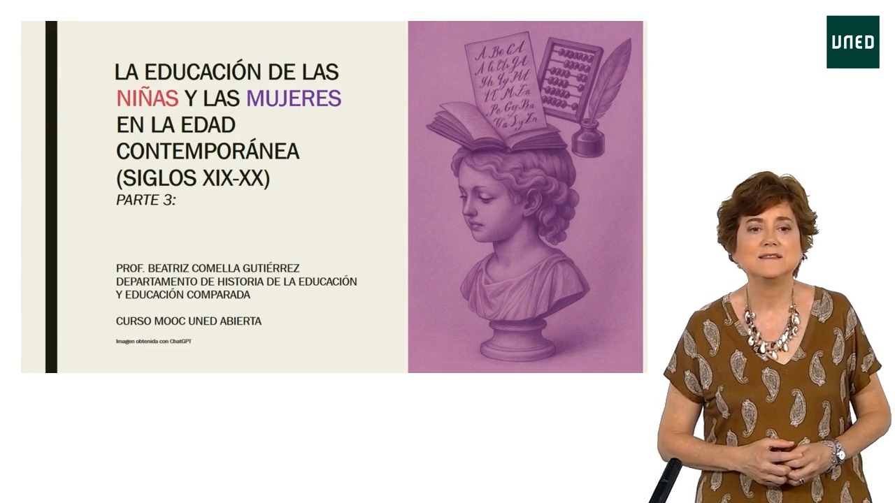 Parte 3: Teorías sobre la identidad femenina en la Edad Contemporánea. La Cuestión femenina, sufragistas y feministas. Alfabetización. Educación infantil. Formación de maestras en la Edad Contemporánea.