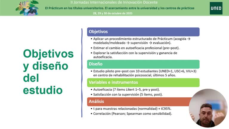 Supervisión estructurada y autoeficacia en el Prácticum del Máster en Psicología General Sanitaria: un estudio piloto