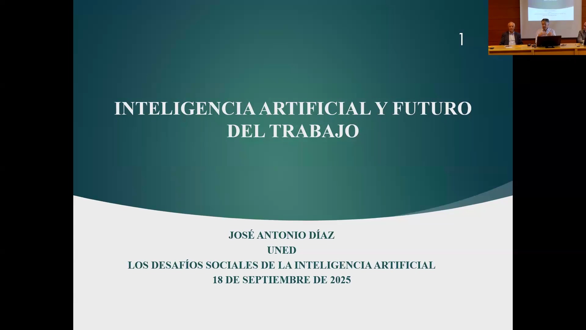 Inteligencia artificial y futuro del trabajo