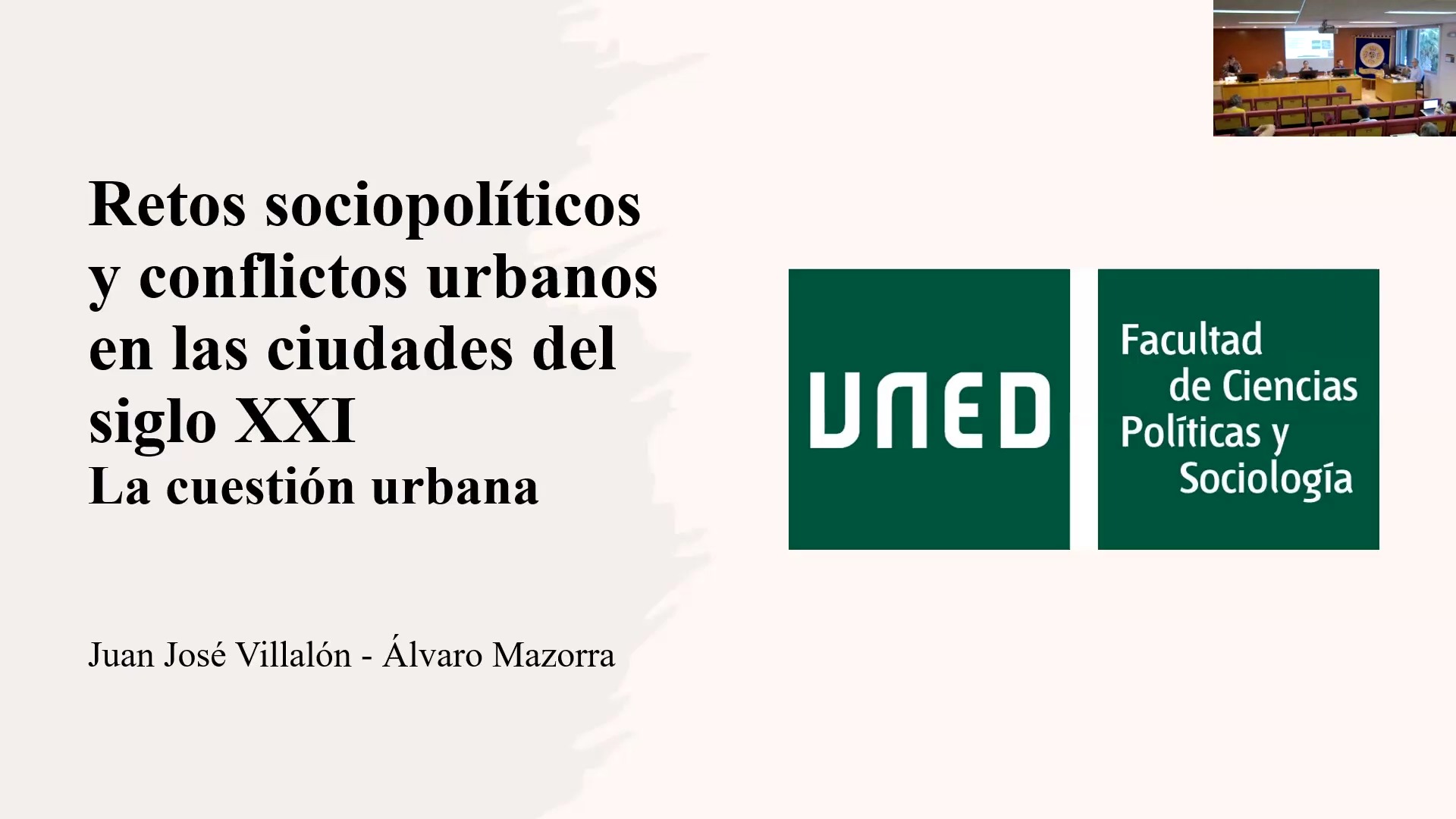 Retos sociopolíticos y conflictos urbanos en las ciudades del siglo XXI. La cuestión urbana