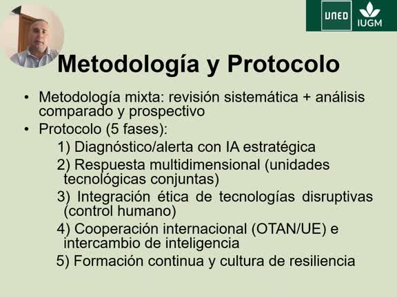 Presentación propuesta de proyecto doctoral: los desafíos y estrategias militares de los estados para hacer frente a las amenazas tecnológicas de nueva generación