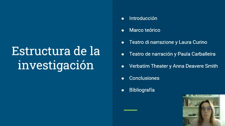 Similitudes y diferencias en el teatro narrativo italiano, español y estadounidense a través del estudio comparativo de las narradoras Laura Curino, Paula Carballeira y Anna Deavere Smith