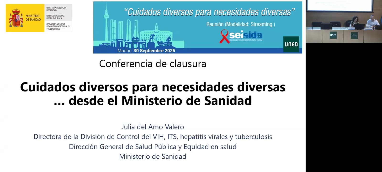 Cuidados diversos para necesidades diversas... desde el Ministerio de Sanidad
