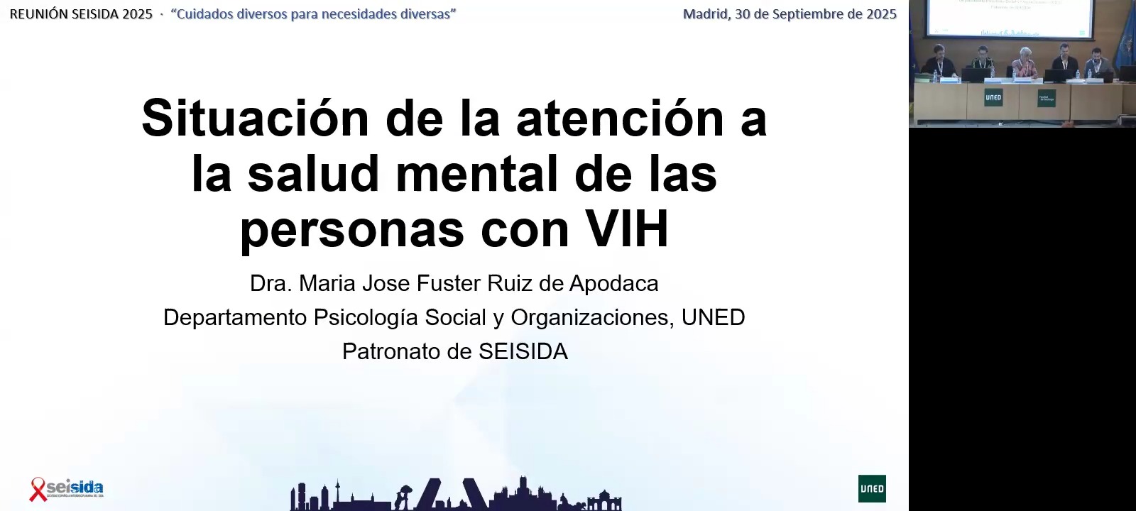 Investigación: resultados del estudio de situación  de la atención a SM en las personas con VIH