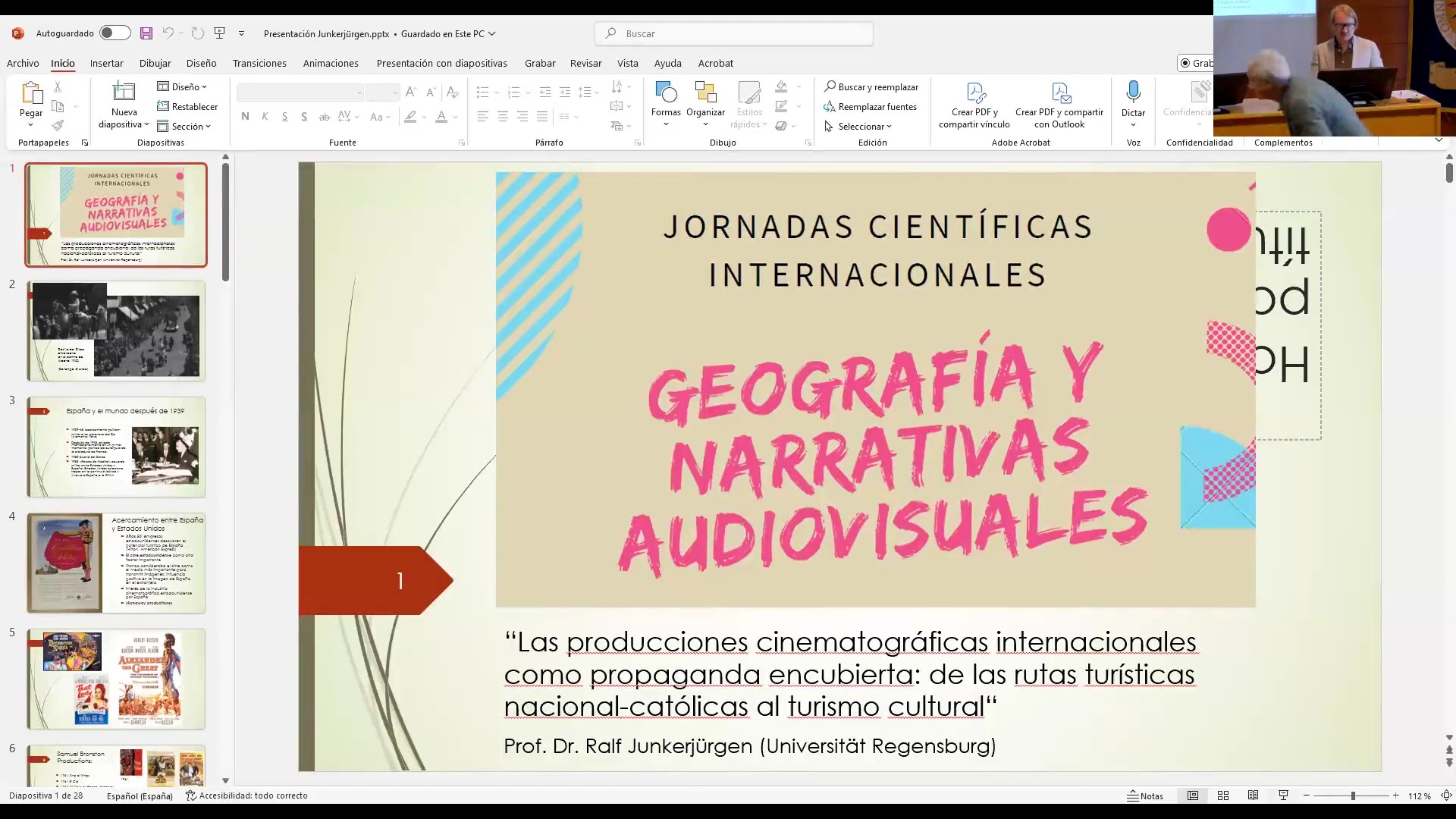 Las producciones cinematográficas internacionales como propaganda encubierta: de las rutas turísticas nacional-católicas al turismo cultural