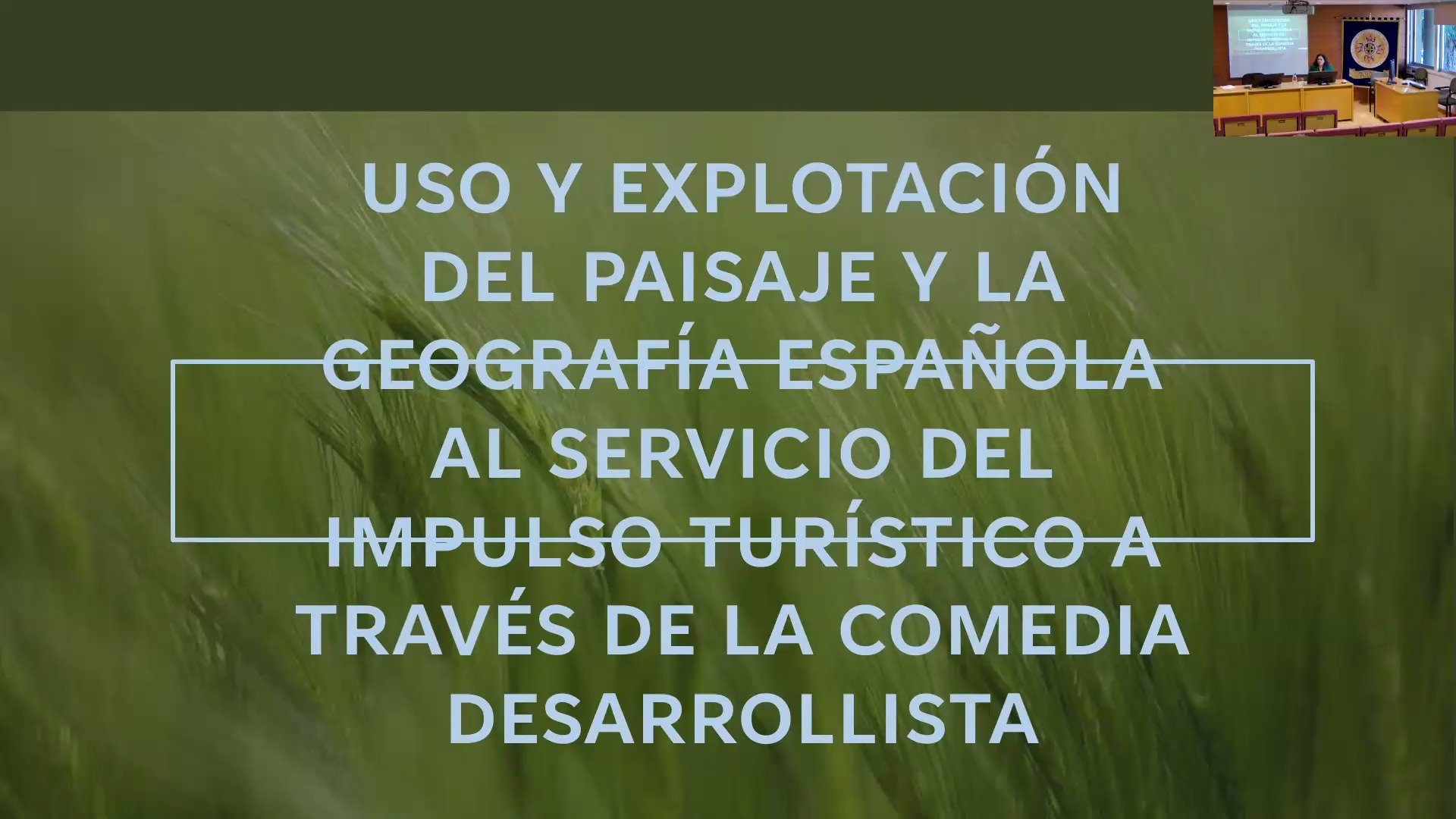 Uso y explotación del paisaje y la geografía española al servicio del impulso turístico a través de la comedia desarrollista