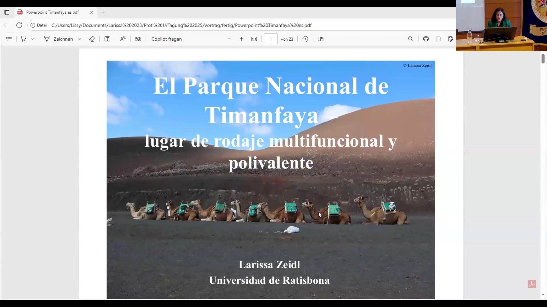 El Parque Nacional de Timanfaya. Lugar de rodaje multifuncional y polivante