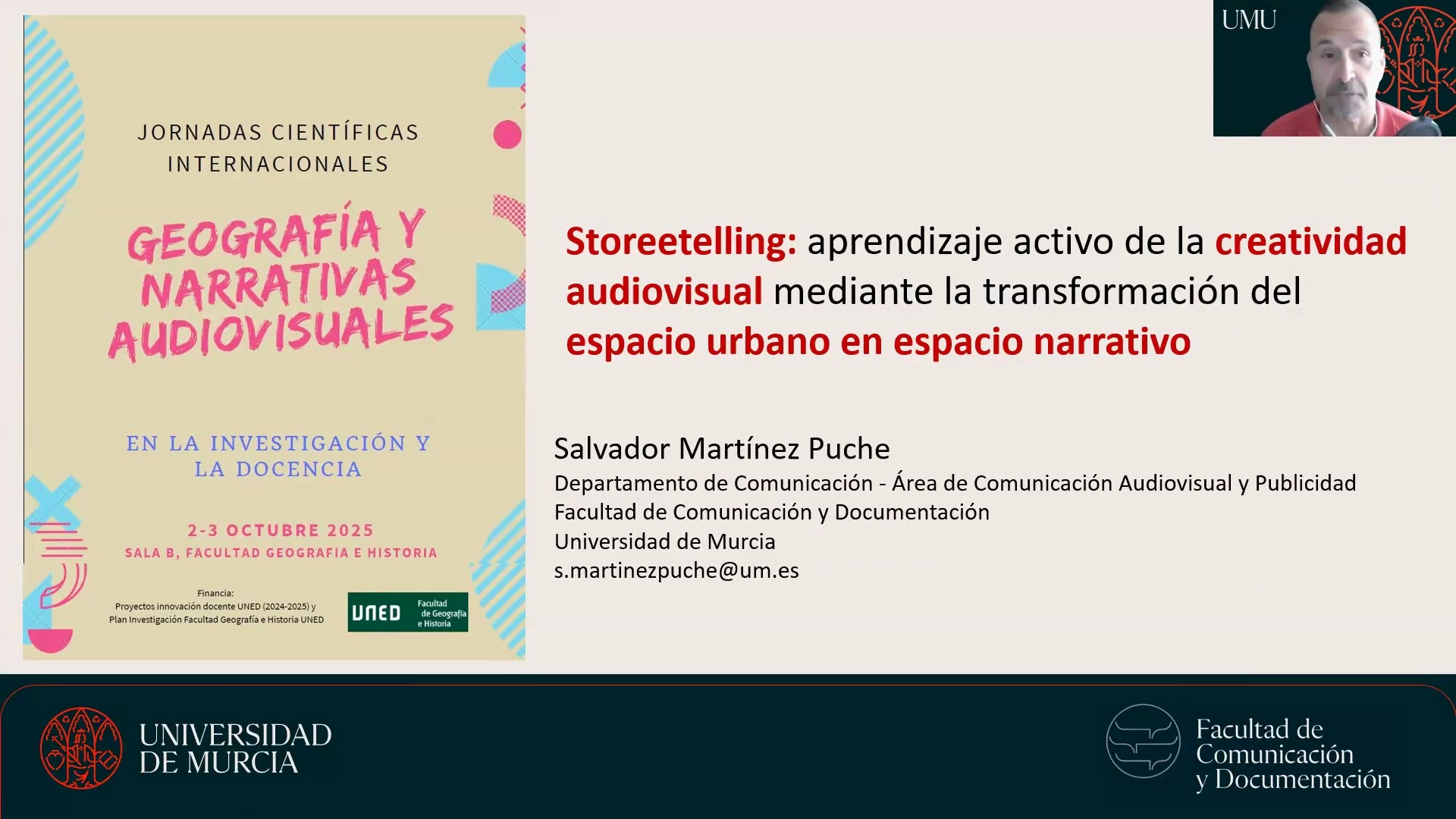 Storeetelling: aprendizaje activo de la creatividad audiovisual mediante la transformación del espacio urbano en espacio narrativo