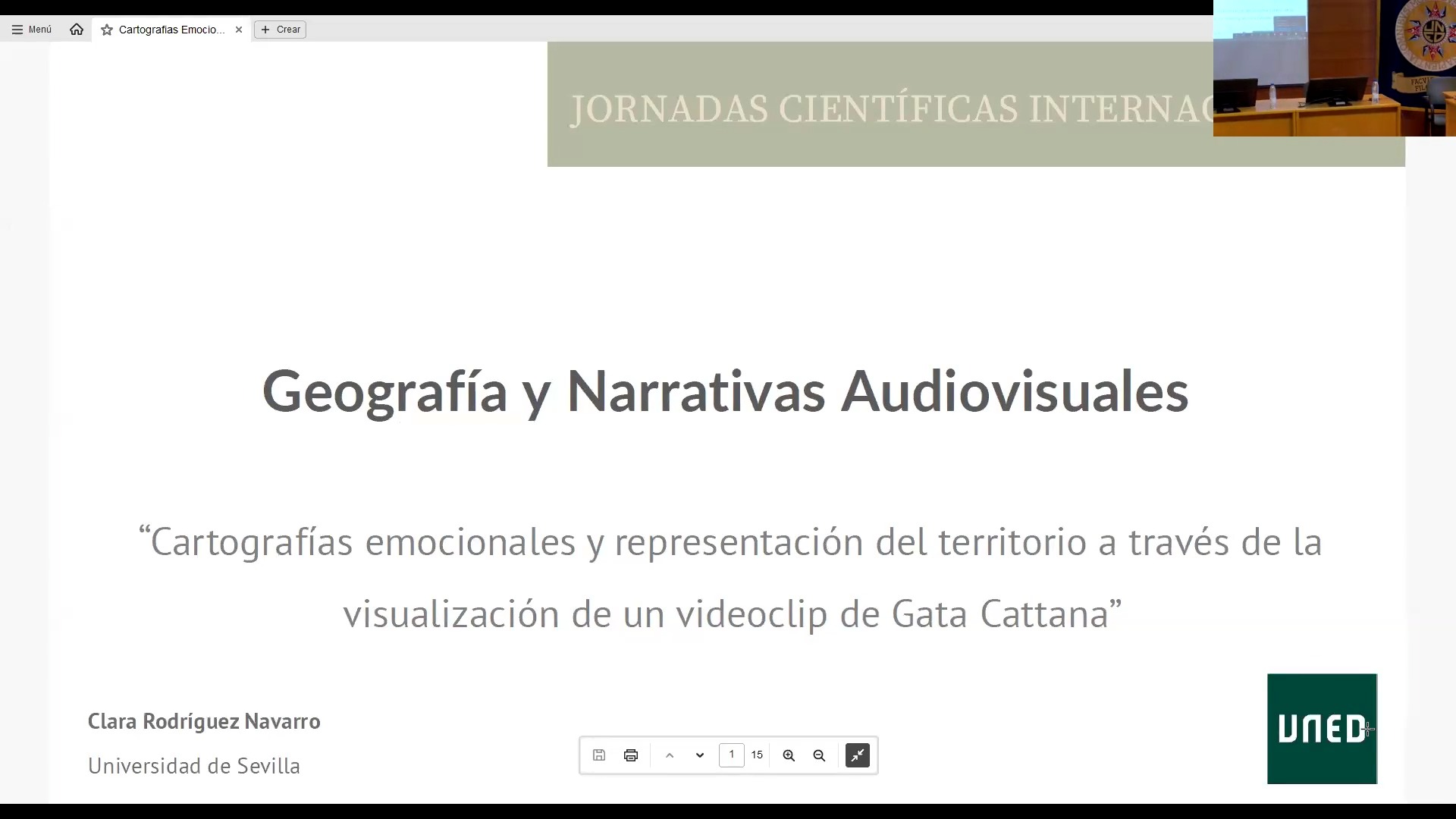 Cartografías emocionales y representación del territorio a través de la visualización de un videoclip de Gata Cattana