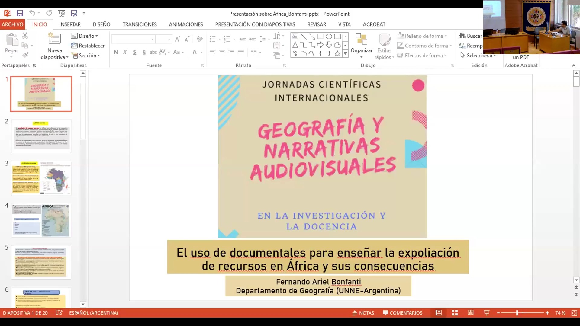 El uso de documentales para enseñar la temática del expolio de los recursos naturales en África y sus consecuencias