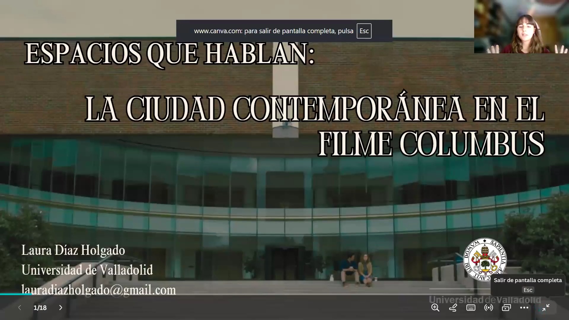 Espacios que hablan: la ciudad contemporánea en el filme Columbus