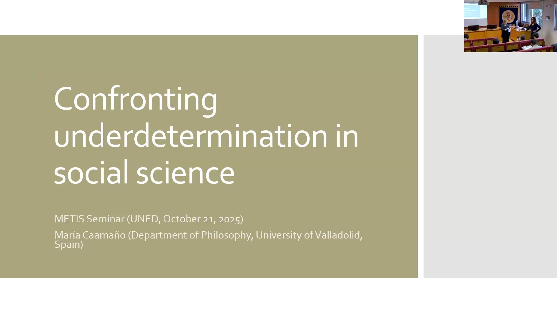 Confronting underdetermination in social science