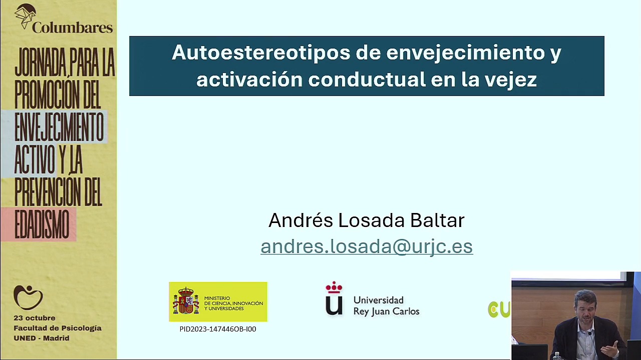 Autoestereotipos de envejecimiento y activación conductual en la vejez