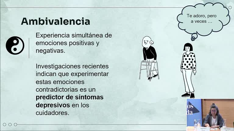 Emociones complejas en el cuidado familiar de una persona con demencia
