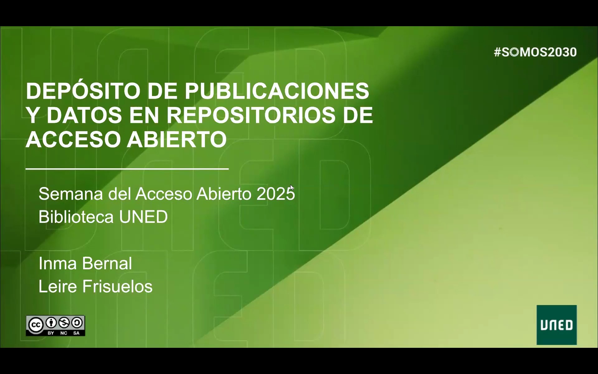 Depósito de publicaciones y datos en repositorios de acceso abierto