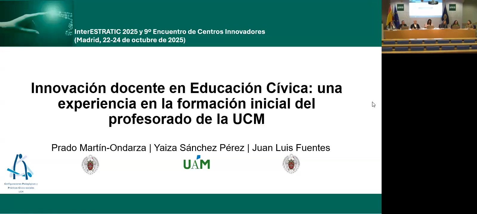 Innovación docente en Educación Cívica: una experiencia en la formación inicial del profesorado de la UCM