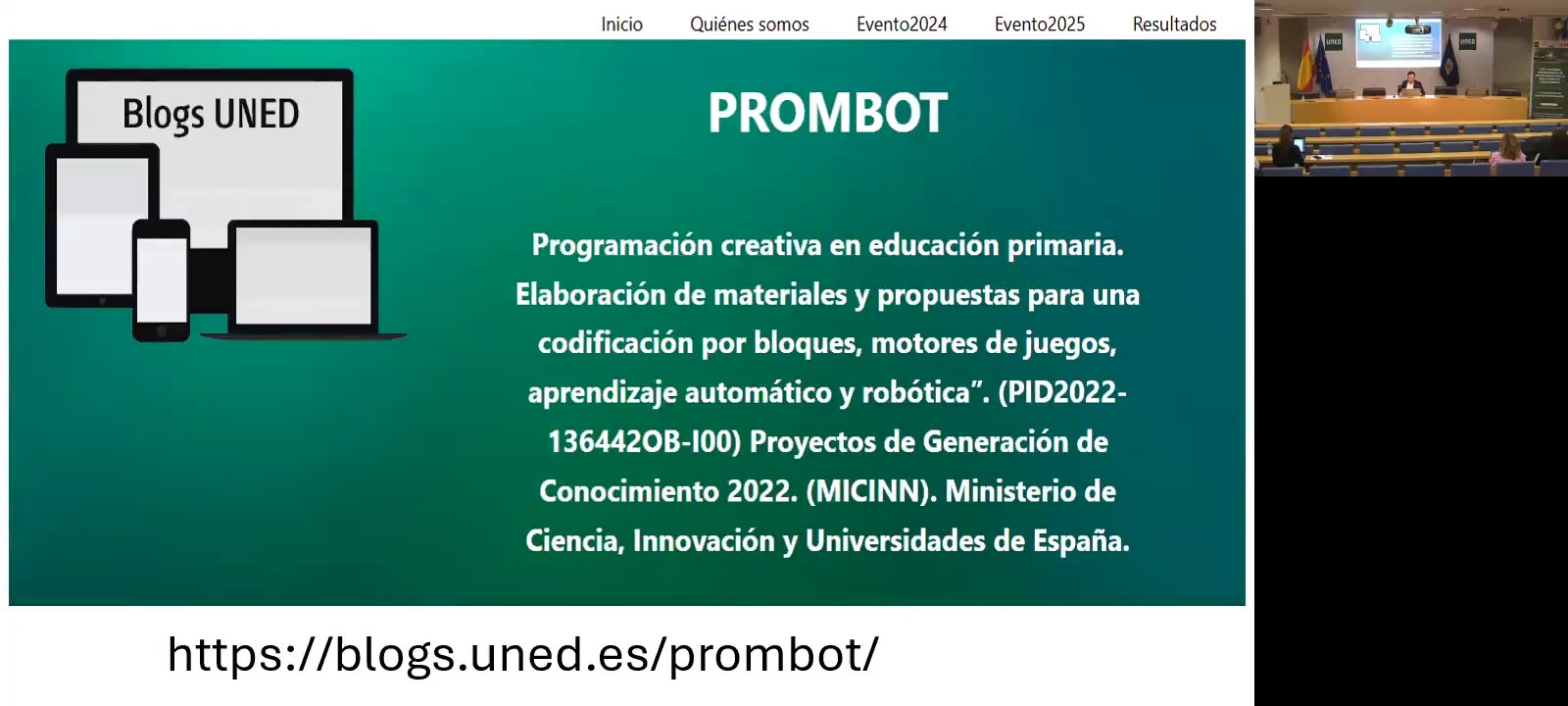 Resultados del Proyecto Prombot