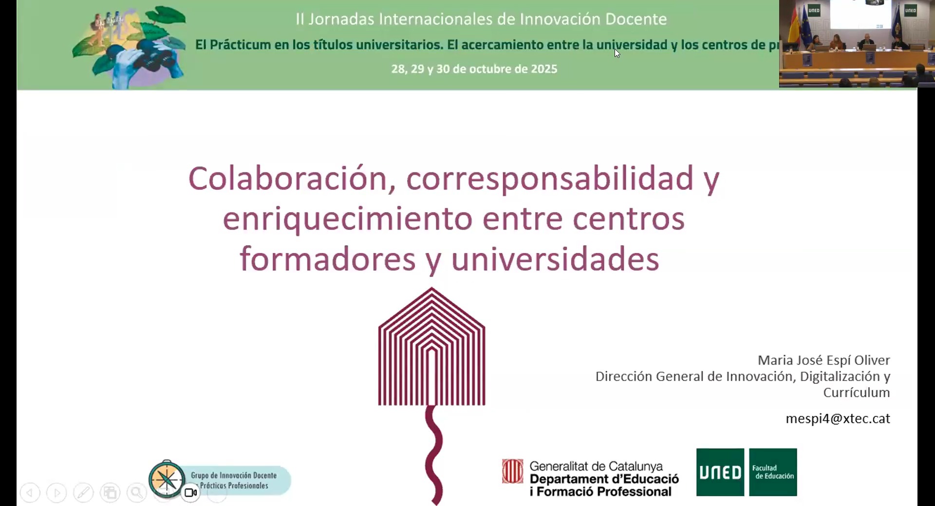 Colaboración, corresponsabilidad y enriquecimiento entre centros formadores y universidades