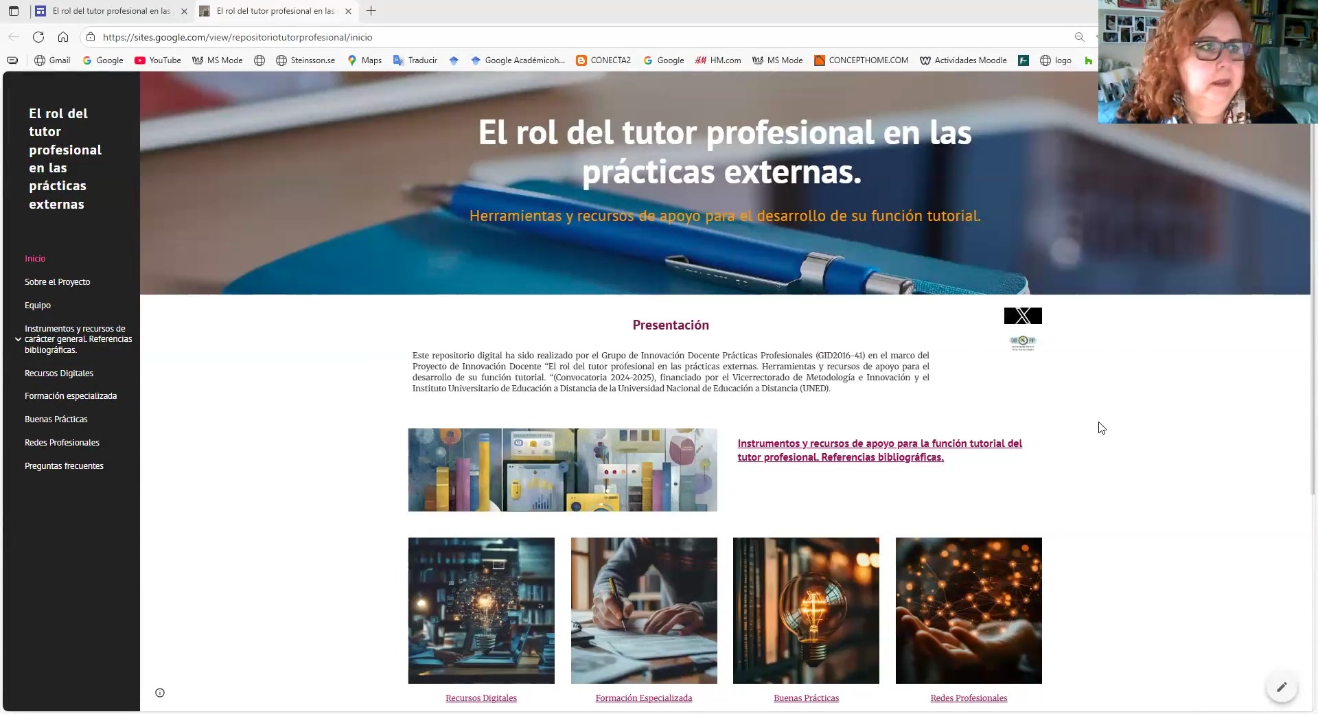 El rol del tutor profesional en la prácticas externas. Herramientas y recursos de apoyo para el desarrollo de su función tutorial